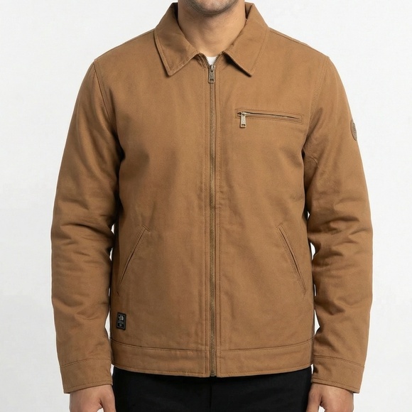 Skechers Other - Skechers - Men's Sherpa-Lined Canvas Jacket